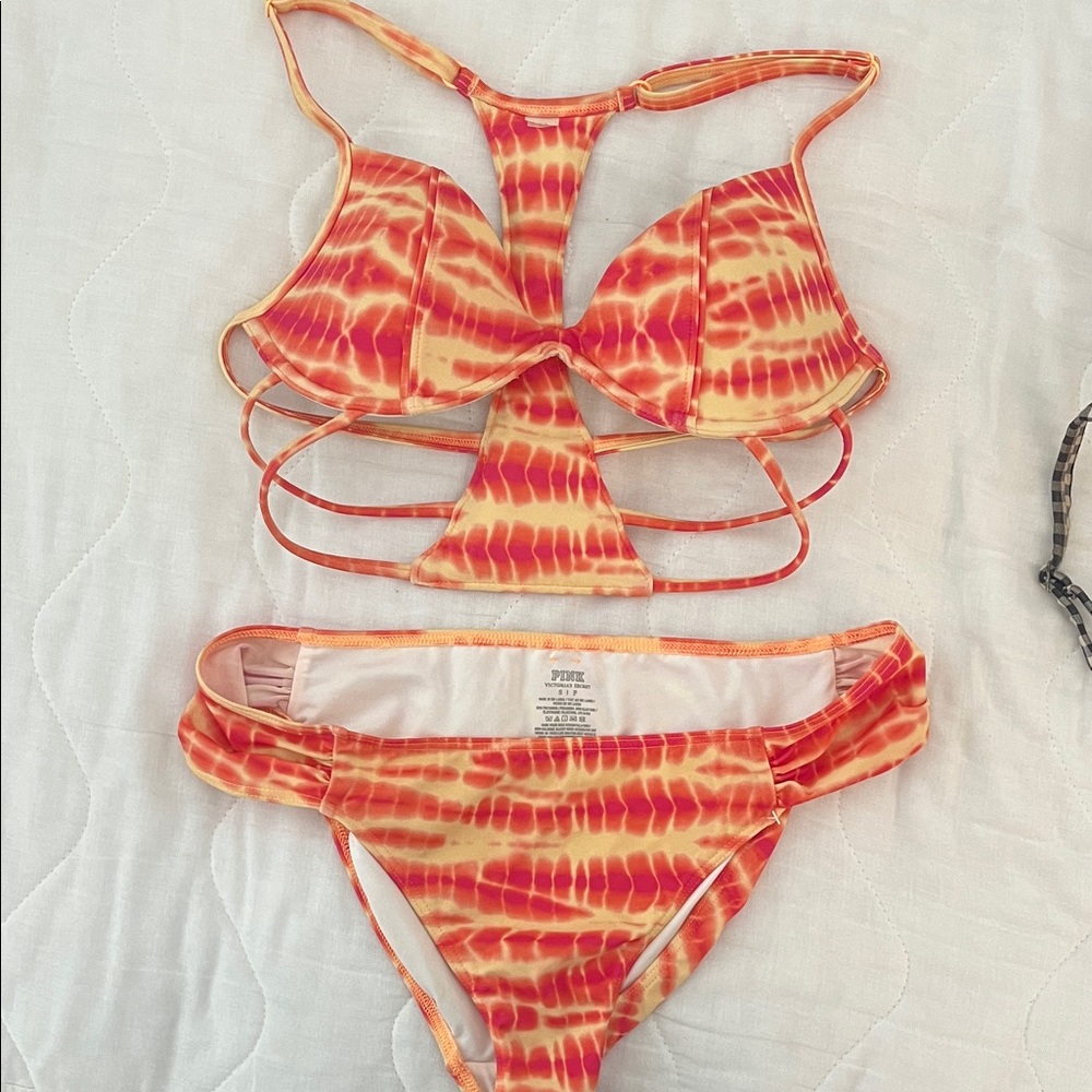 PINK VS Vibrant Tie-Dye Bikini Set